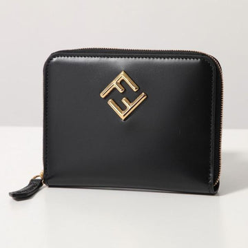 Fendi Diamond Zip Around Medium Wallet 146729975 [P]