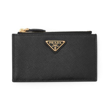PRADA サフィアーノレザージッパーカードケース 102071416 [P]