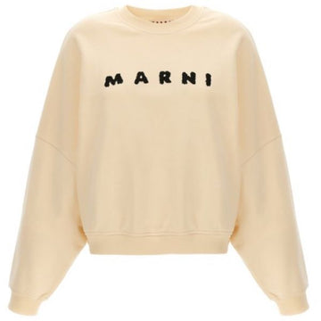 MARNI Logo-Druck Baumwolle Rundhals T-Shirt 146996076 [P]