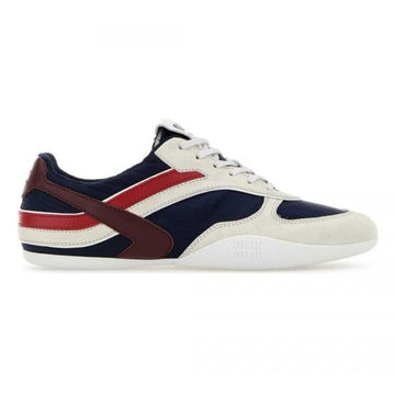 MIU MIU 26SS Gymnasium Tech Fabric Suede Sneakers 149512362 [P]
