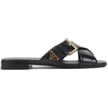 PRADA レザー クロス スライド 153458352 [P]