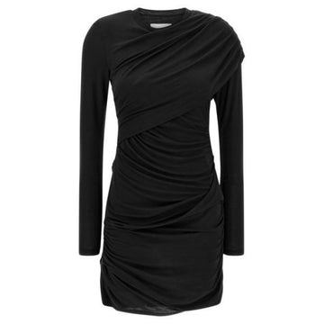 ISABEL MARANT Drapiertes Jersey Mini-Kleid 150798040 [P]