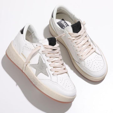 GOLDEN GOOSE ボルスタ スエード スター & レザー ヒールタブ スニーカー 150257401 [P]