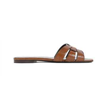 SAINT LAURENT トリビュート フラット ミュール リザード エンボス (572761 AAC4A 2514) 136302632 [P]
