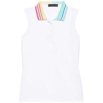 GFORE FARBMISCHUNG SEIDENARTIGER TECH-NYLON FUNKTIONSPOLONÄHE (G4LS23K860B-SNO) 138884690 [P]