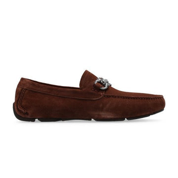 SALVATORE FERRAGAMO 間口のアイリスオーナメントドライバーローファー 104364491 [P]