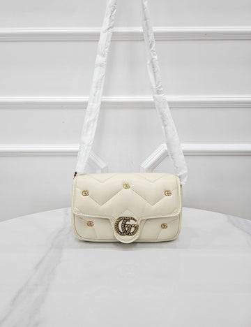 GUCCI GG Marmont Ketten Schultertasche 768293 158914223 [P]