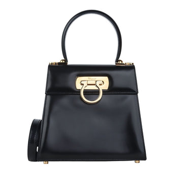 SALVATORE FERRAGAMO 21 2193 Goldene Gancini Kelly Kleine Schultertasche 37590Y 158914962 [P]
