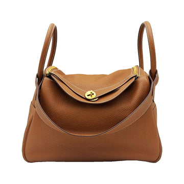 HERMES Lindy 34 Schultertasche in Goldbraun 158958116 [P]