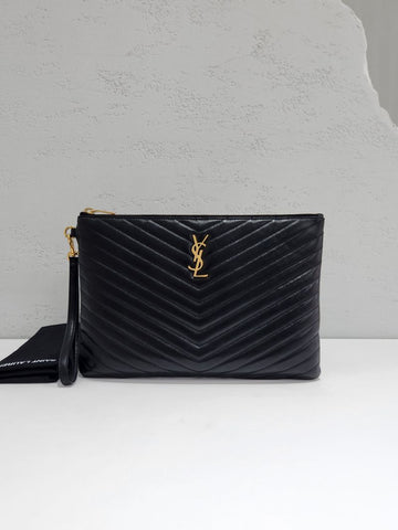 Saint Laurent Monogram New Medium Gold Clutch 559193 158958260 [P]