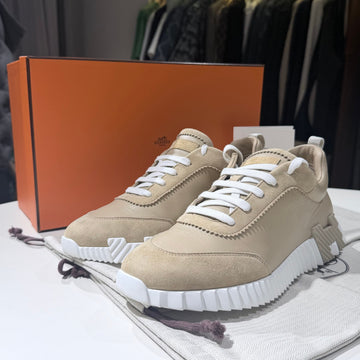 Hermes Bouncing Sneakers Calfskin Suede Sneakers (41.5) 158965548 [P]