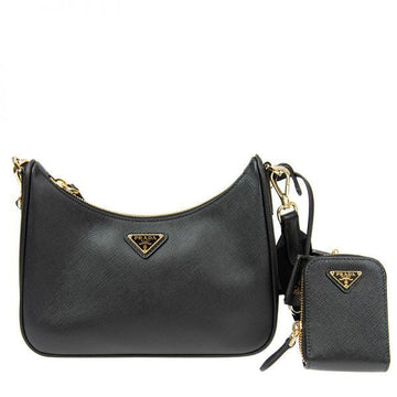 Prada Re-Edition Leather Shoulder Bag 148168190 [P]