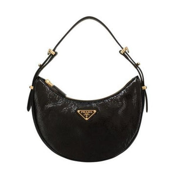 PRADA ナプラック ペイタント レザー ショルダーバッグ 149065730 [P]