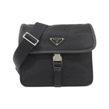 PRADA リナイロン サフィアーノ レザー ショルダーバッグ (2VD077 2DMH F0002) 148453888 [P]