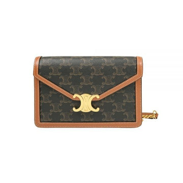 CELINE 26SS トリオペ マゴ チェーン ウォレット＆クロスバッグ 158978319 [P]