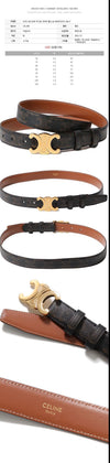 Celine Triope Medium 25MM Belt Tan 45AK92ACO 04LU 158978320 [P]