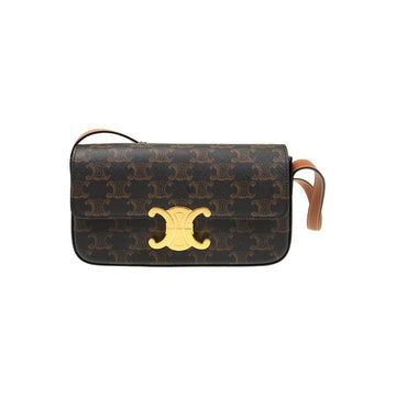CELINE トリオペロゴショルダーバッグタン 158978336 [P]