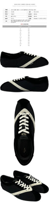 Celine The Flat Suede Sneakers Black White 366647032C 38AO 158978337 [P]
