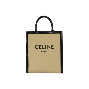 Celine Vertical Small Tote & Shoulder Bag Vanilla Black 158978375 [P]