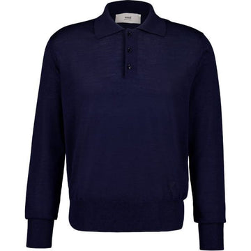 AMI Tonal ADC Wool Silk Polo Knit 147811266 [P]
