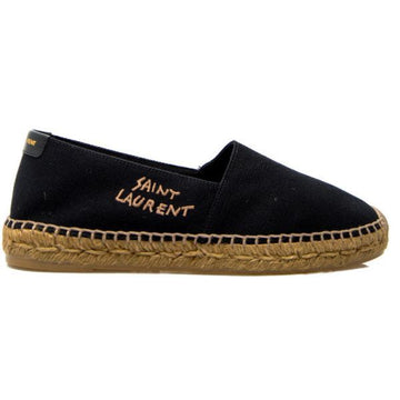 SAINT LAURENT 刺繍ロゴエスパドリーユ 75835865 [P]