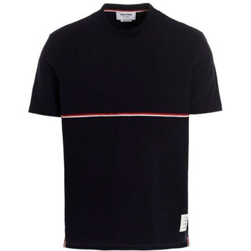THOM BROWNE ミッドウェイトジャージ半袖Tシャツ 157363836 [P]