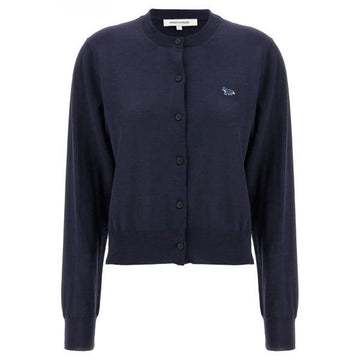Maison Kitsune Regular Cardigan with Baby Fox Patch (MW00507KT1036-P492) 157364852 [P]
