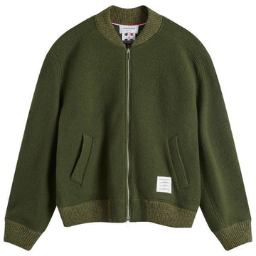 THOM BROWNE Woll-Fleece gestreifter Bomberjacke 152936841 [P]