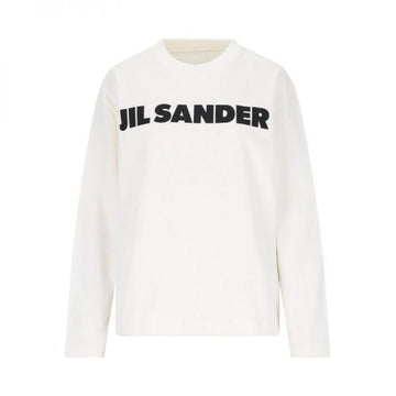 JIL SANDER LANGARM T-SHIRT MIT LOGO (J02GC0107 J45148 102) 157363854 [P]
