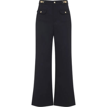 Celine PANTS WITH GOURMETTES IN DIAGONAL WOOL 149396963 [P]