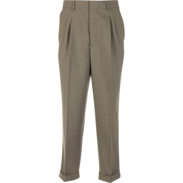 AMI Wool Carrot Fit Pants 150481206 [P]