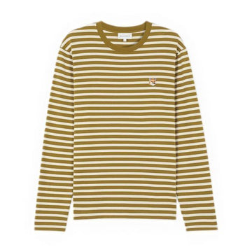 Maison Kitsune Fox Head Patch Regular Marin Tee Shirt 75935660 [P]
