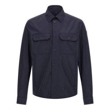 Moncler Leather Logo Patch Shirt 153050873 [P]
