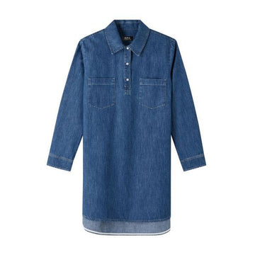 APC テキサスデニムドレス (COGXF F35071 IAL) 75960103 [P]