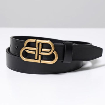 Balenciaga Thin Leather Belt (581690 1CH04 1000) 151313105 [P]