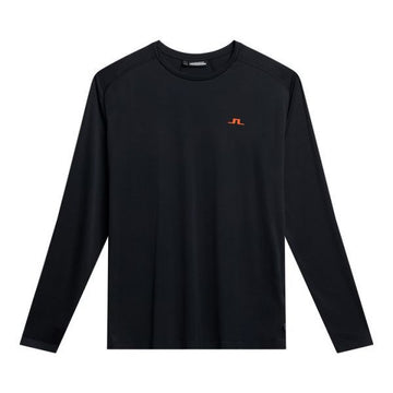 J LINDEBERG ダイヤモンドロングスリーブTシャツ (AMJT08918-9999) 104101635 [P]
