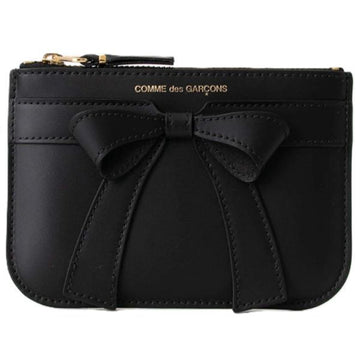 COMME DES GARCONS クラシックビッグボウスモールポーチ財布 157363849 [P]