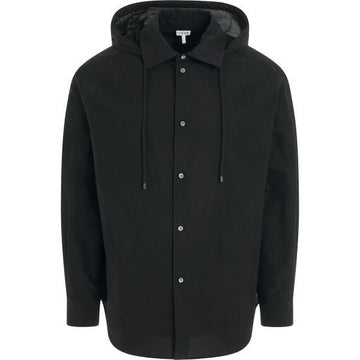 LOEWE フード付きコットンオーバーシャツ 153556512 [P]