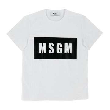 MSGM ボックスロゴ半袖Tシャツ 138859552 [P]