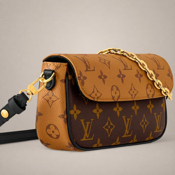 LOUIS VUITTON Geldbörse mit Kette Ivy in Monogram Reverse Canvas M26587 158988465 [P]