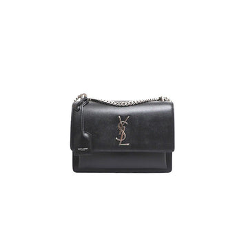 Saint Laurent Medium Sunset Silver Chain Shoulder Bag and Crossbody Bag 442906 kk11473089 158991885 [P]