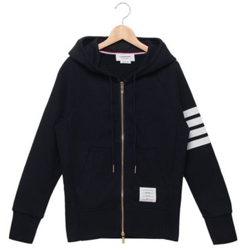 Thom Browne Classic Loopback 4-Bar Full Zip Hoodie 148916907 [P]