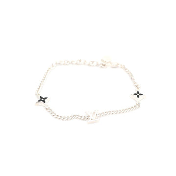 Louis Vuitton M1520A Spike Silver Chain Bracelet 57622469 158992070 [P]