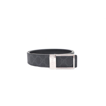 GUCCI リバーサブル メンズ ベルト 820724 GG スプリーム ブラック 05088507 158992129 [P]