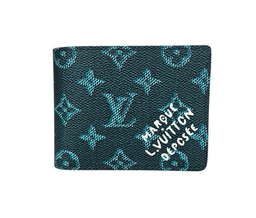Louis Vuitton Monogram Multiple Wallet Green Men's Wallet M12657 158997768 [P]