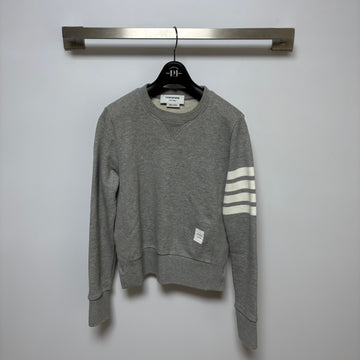 Thom Browne Diagonal Armband Sweatshirt Gray Women 158998219 [P]