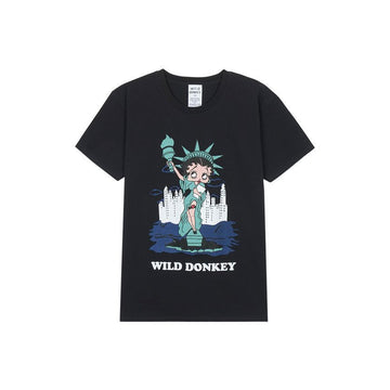 WILD DONKEY ユニセックス Tシャツ ブラック 152890923 [P]