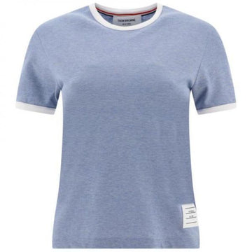 THOM BROWNE サイド RWB トリミング リンガー ジャージ 半袖 Tシャツ 157398909 [P]