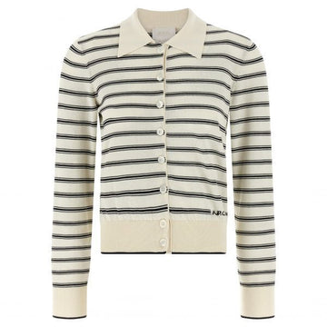 APC ストライプ ポロ カーディガン 157400594 [P]