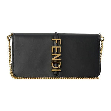 FENDI グラフィレザーウォレットオンチェーン (8BS076 A5DY F0KUR) 149481230 [P]